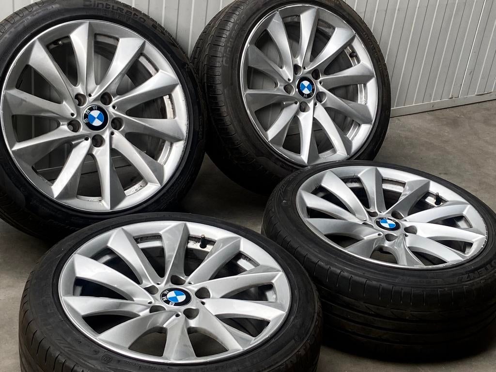 BMW Velgen 18 Inch – 5x120 – ET34 – Met Banden, Auto-onderdelen, Banden en Velgen, Ophalen, 18 inch, Velg(en)