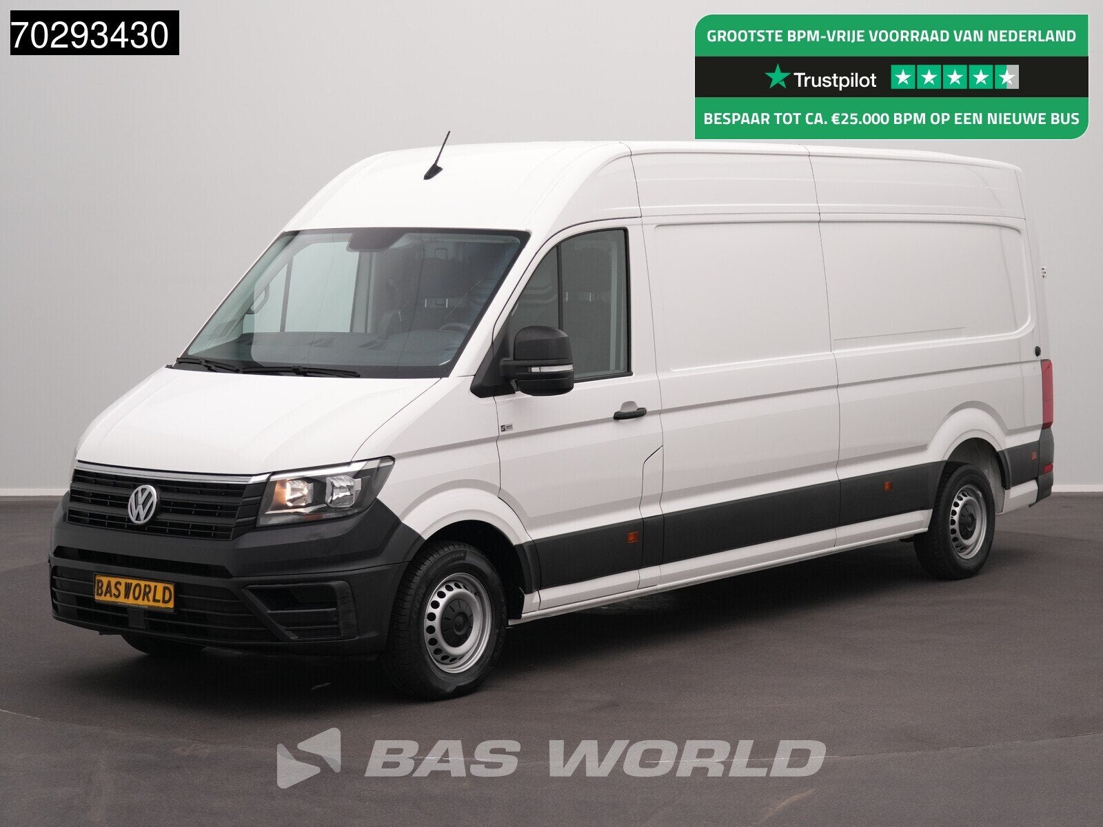 Volkswagen Crafter 177pk Koelwagen Carrier Viento 350 L4H3 A, Auto's, Bestelwagens en Lichte vracht, Start-stop-systeem, Stof