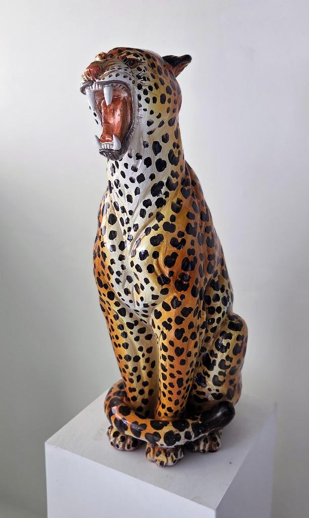Vintage Keramieken luipaard XL, Ophalen