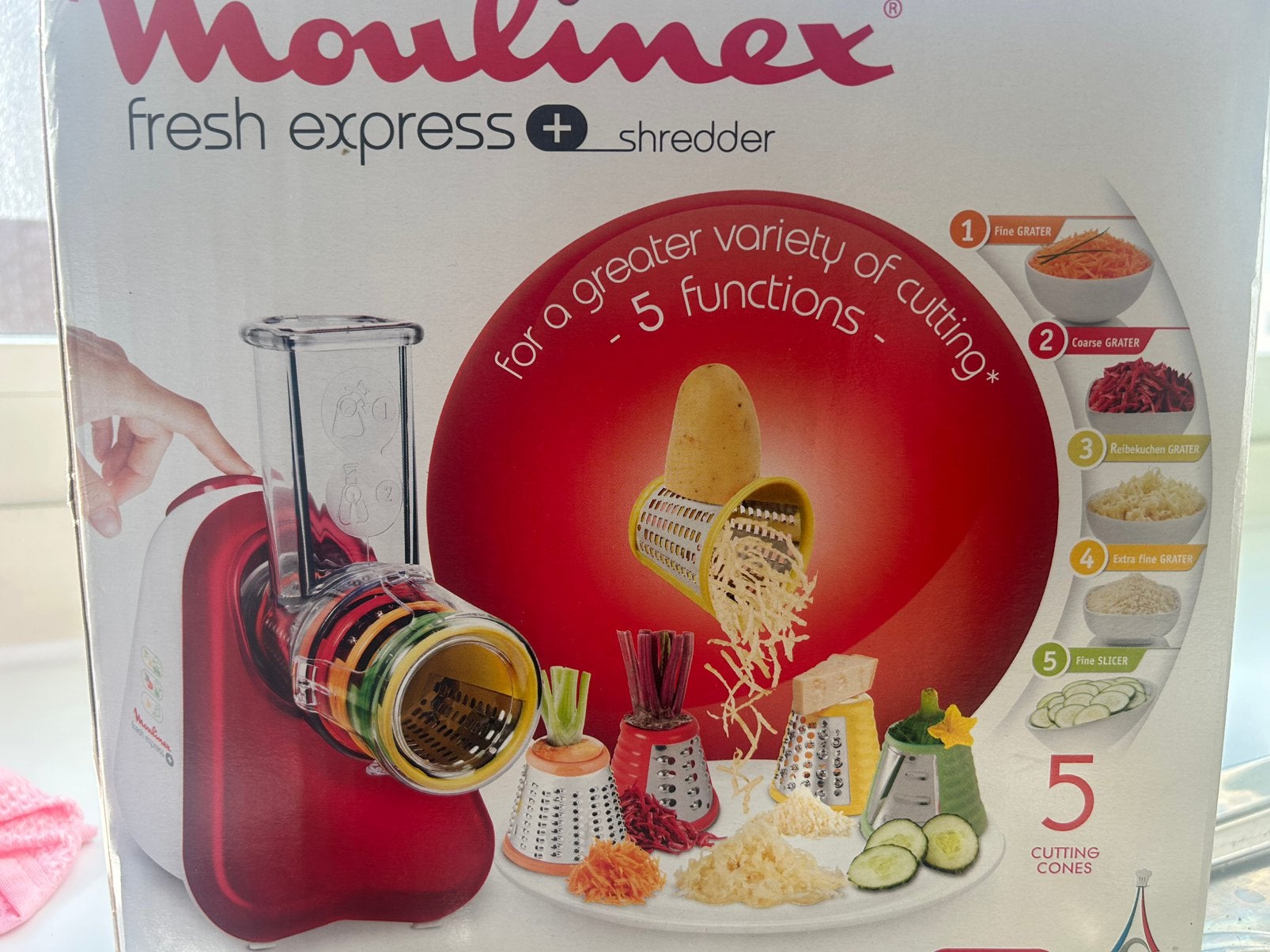 Moulinex fresh express, Snijmachine, Ophalen, Nieuw, Overige merken