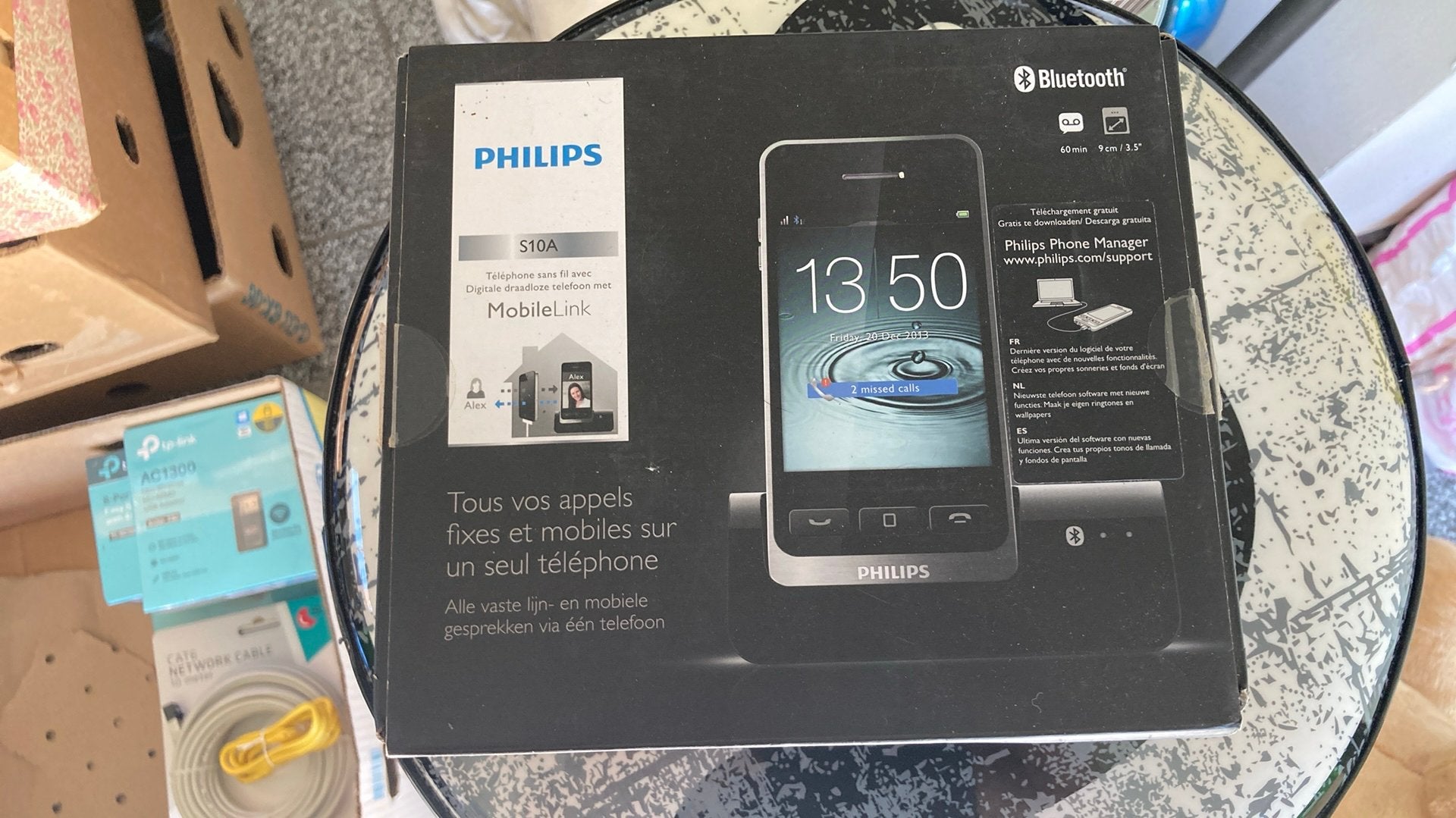 Philips S10A DECT Telefoon (Vaste & mobiele lijn koppeling), Télécoms, Télématique & VoIP, Enlèvement ou Envoi, Comme neuf, Téléphone