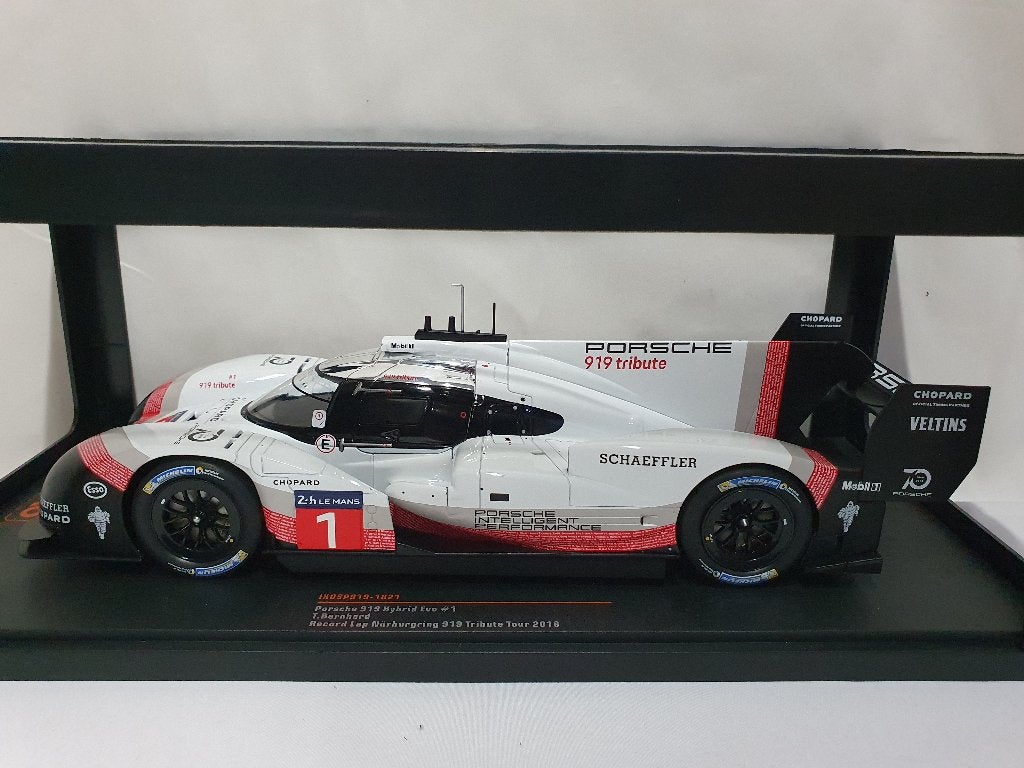 Porsche 919 Hybrid Evo Hommage au Nürburgring 2018 1:18 Ixo, Hobby & Loisirs créatifs, Voitures miniatures | 1:18, Enlèvement ou Envoi