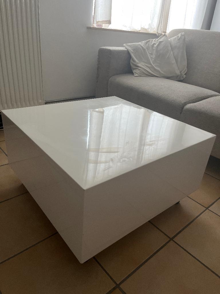 Salontafel, Huis en Inrichting, Ophalen, Gebruikt, 50 tot 100 cm, Vierkant