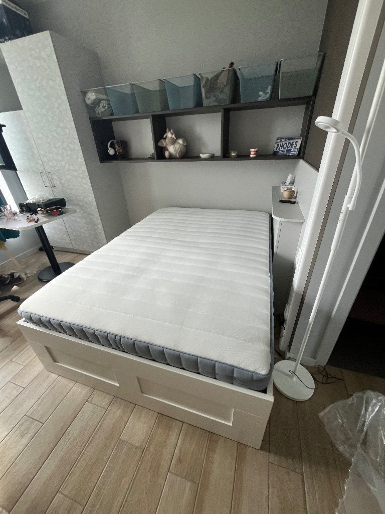 Lit IKEA 140cm, 140 cm, Enlèvement, Utilisé, Sommier