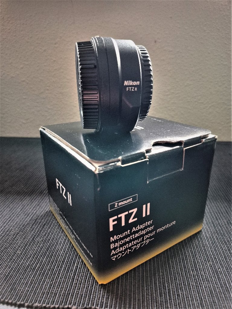 Nikon FTZ II, Ophalen, Nikon F-mount, Lensdoppen, Voorzetlens/converter