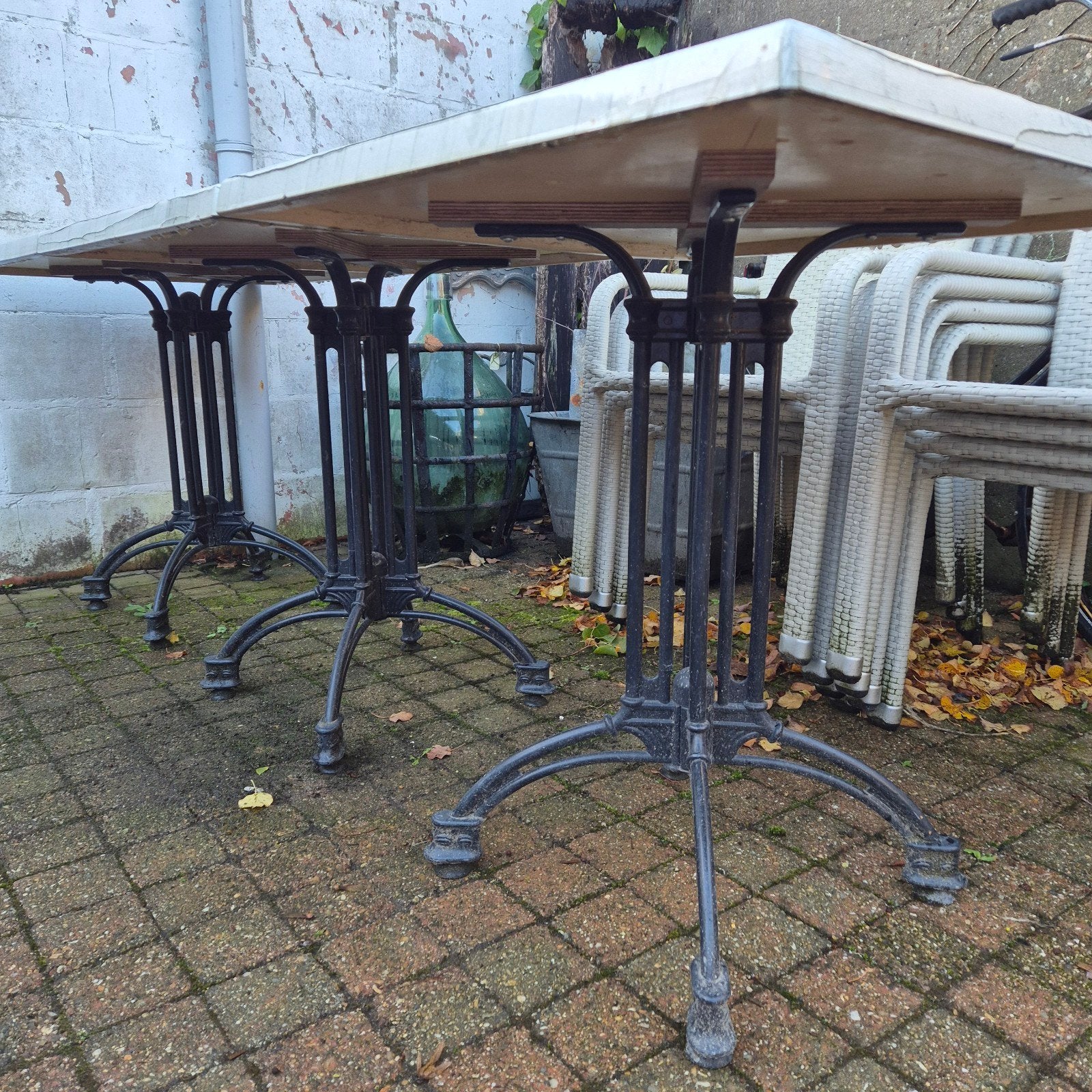 bistrotafels + stoelen, Tuin en Terras, Ophalen