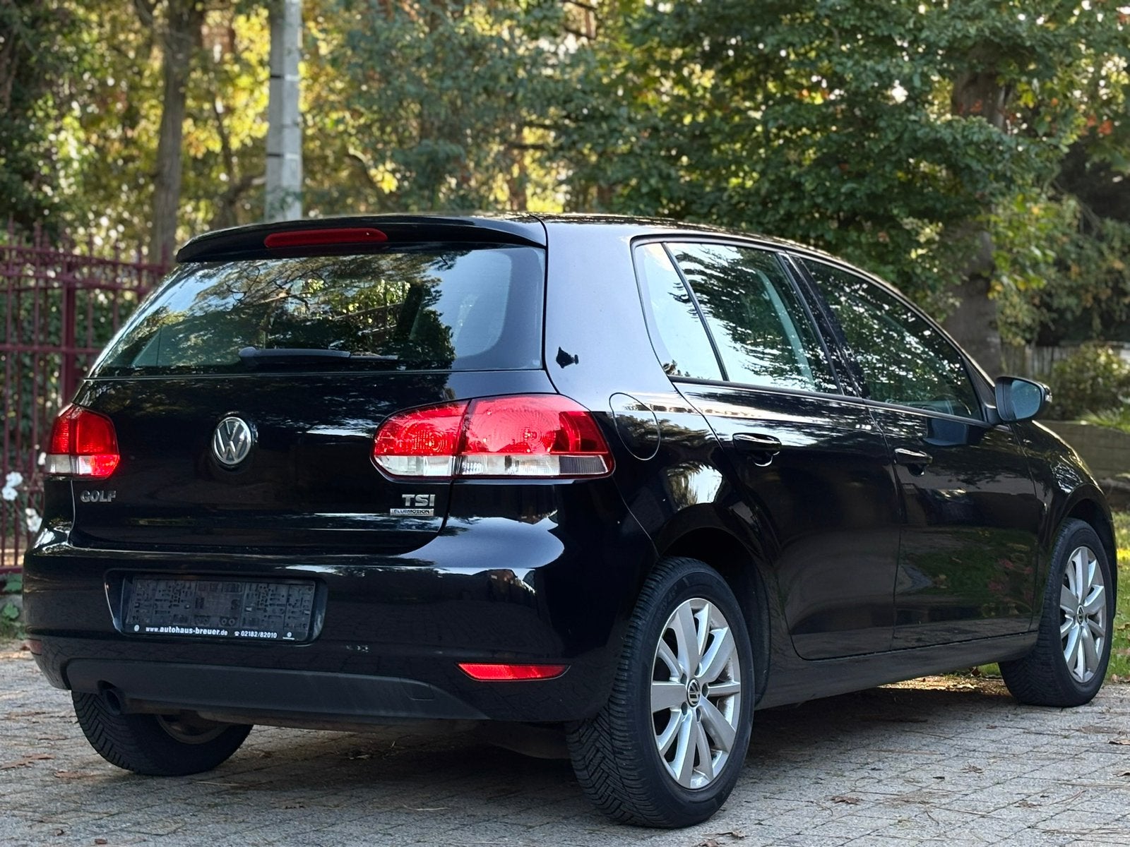 Volkswagen Golf 6 VI 1.4 tsi 5 deurs 2 jr gekeurdvoorverkoop, Auto's, Bluetooth, Euro 5, Zwart, Zwart