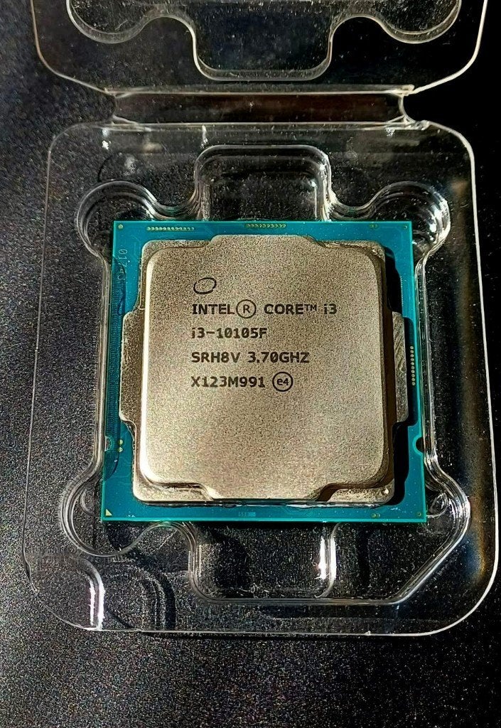 Intel i3 10105f CPU, Informatique & Logiciels, 4-core, 4 Ghz ou plus, Comme neuf, Enlèvement