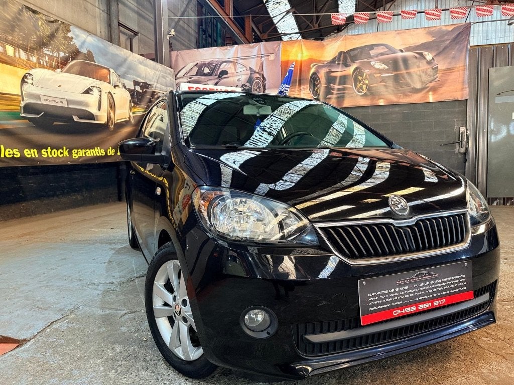 Skoda Citigo 1.0i Airco Toit panoramique GPS, Euro 5, Achat, Isofix, Entreprise