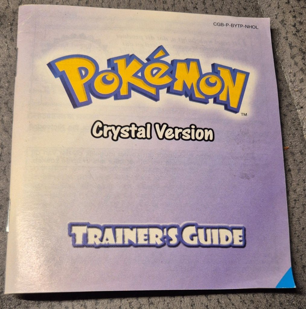 Gameboy Color - Pokemon Crystal - Trainers Guide - NHOL, Consoles de jeu & Jeux vidéo, Enlèvement, Utilisé, Autres genres