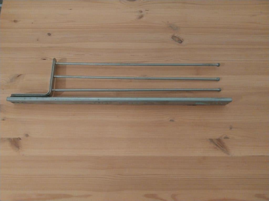 rookoven en handdoekdrager, Ophalen, Overige typen, Zilver, Zo goed als nieuw