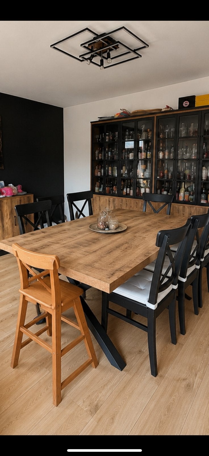Table salle a manger, Maison & Meubles, Tables | Tables à manger, Comme neuf, 100 à 150 cm, Enlèvement, 200 cm ou plus