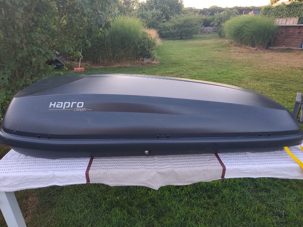 Coffre de toit HAPRO CARVER, Autos : Divers, Coffres de toit, Enlèvement, Utilisé