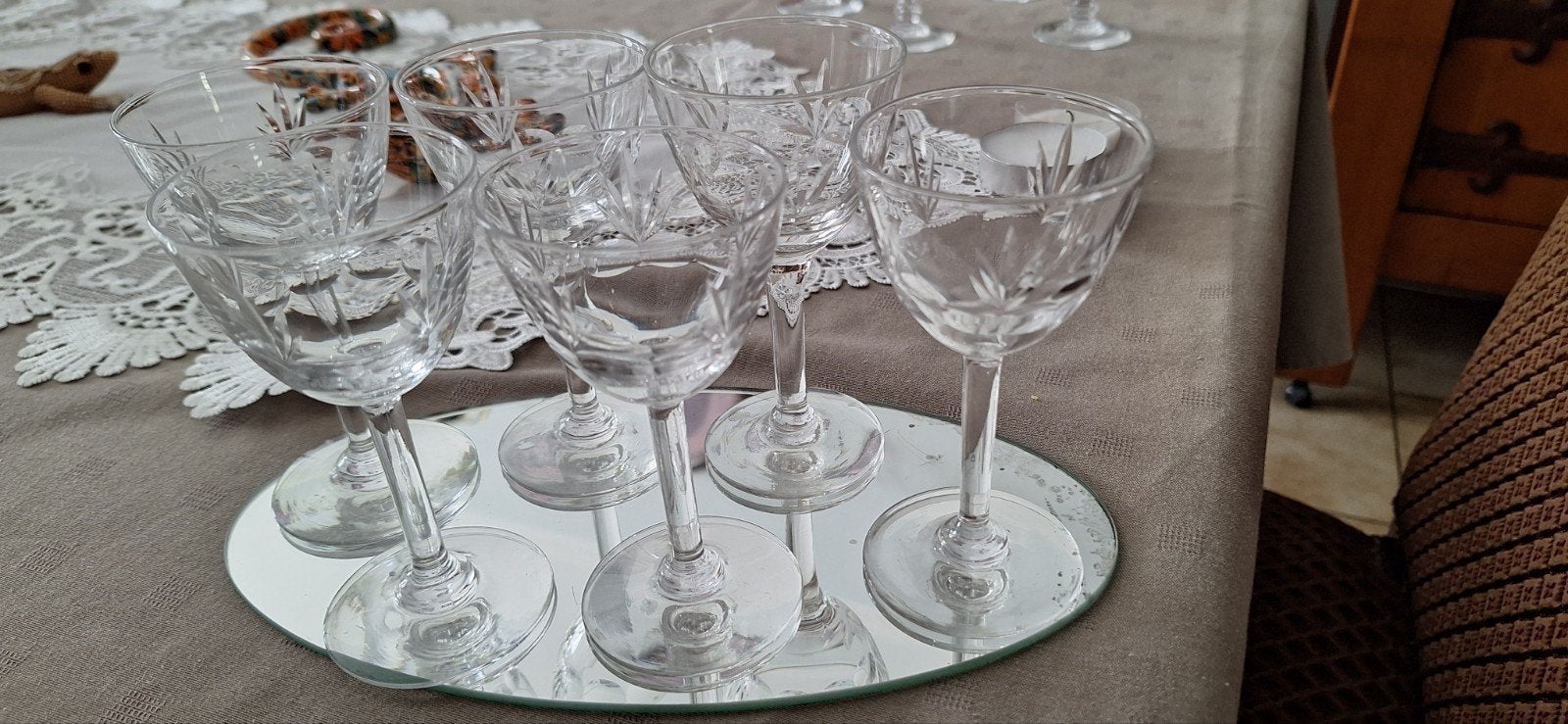 Vintage likeurglaasjes, Antiek en Kunst, Ophalen of Verzenden