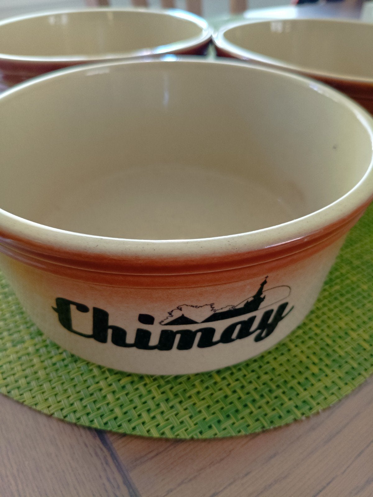 Cocotte en céramique Marque Chimay 18 cms diametre, Collections, Enlèvement ou Envoi