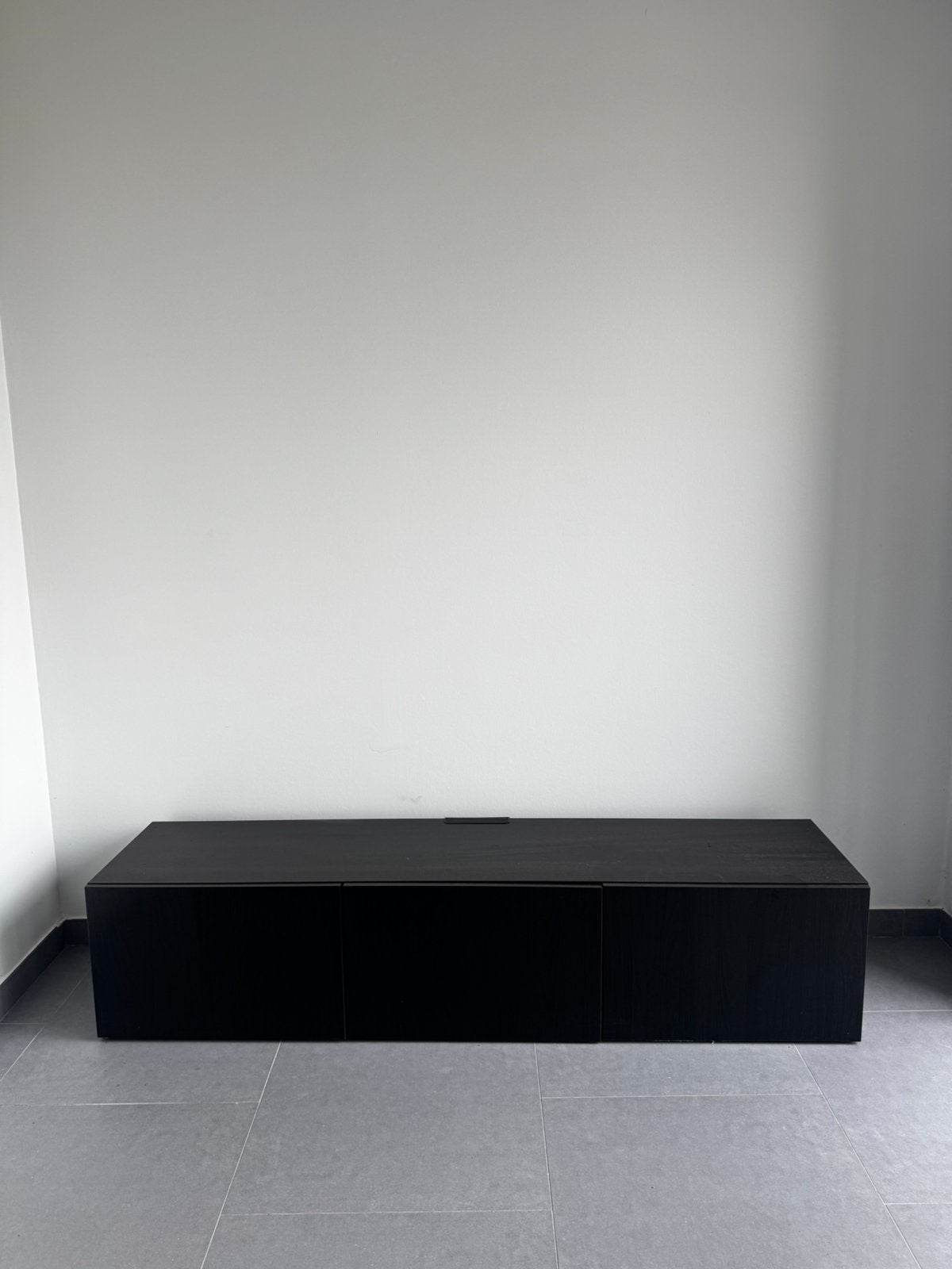 Zwart tv meubel, Ophalen, Zo goed als nieuw