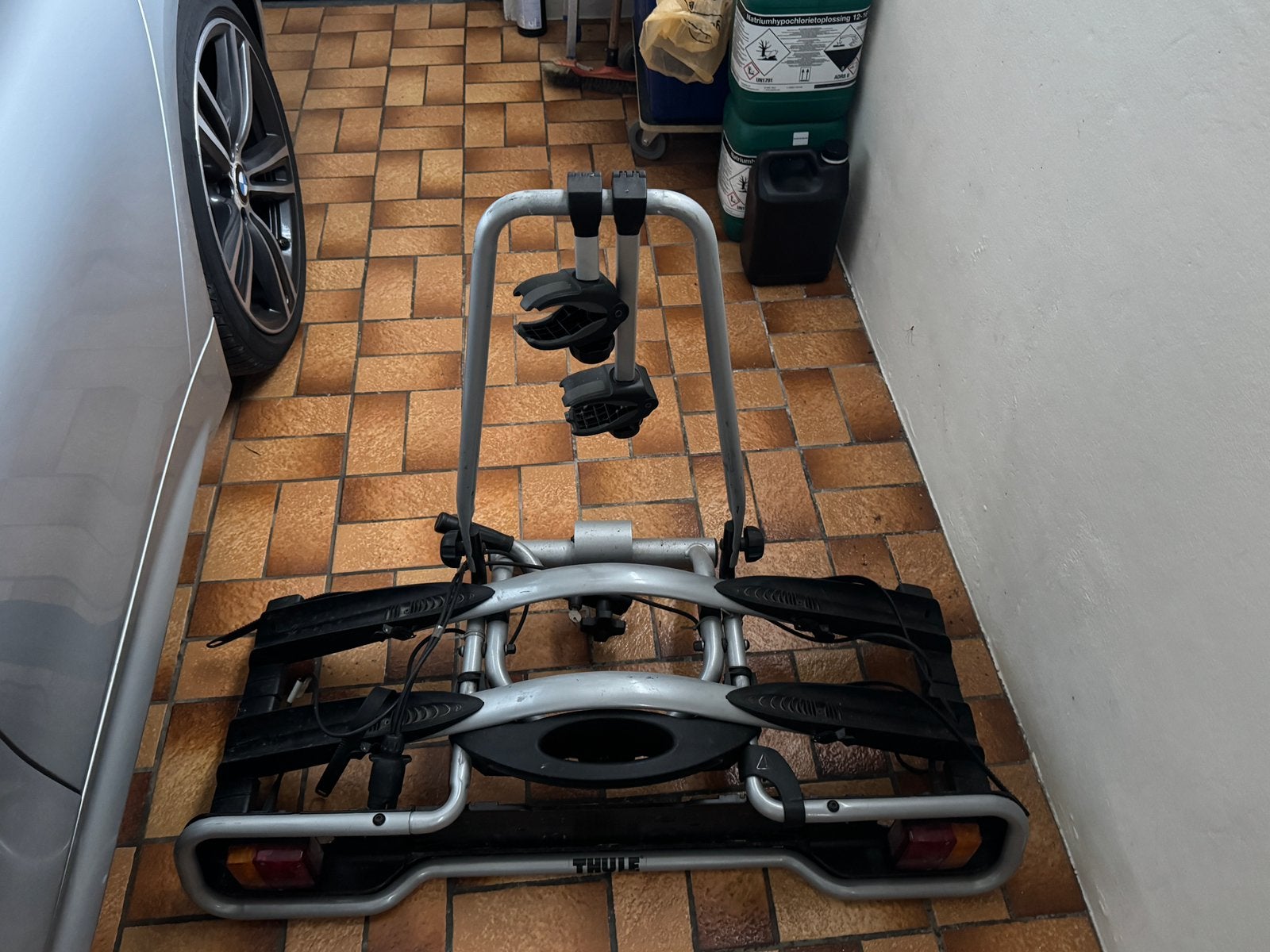 Thule fietsendrager, Ophalen, 2 fietsen, Gebruikt, Trekhaakdrager