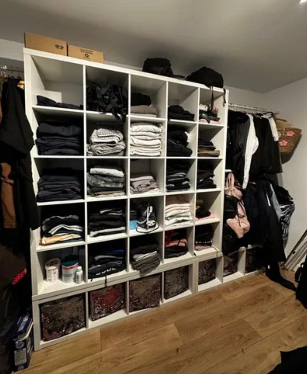 Etagere IKEA KALLAX 5x5 cases, Ophalen, Zo goed als nieuw