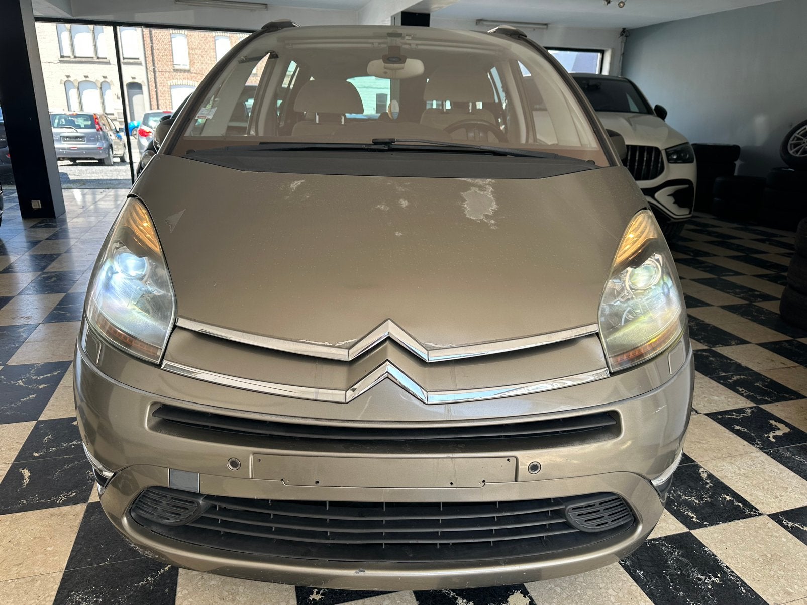 Citroen C4 Picasso 2.0 HDi Exclusive Auto 7Places, Auto's, Citroën, Beige, 4 cilinders, Bedrijf, Diesel