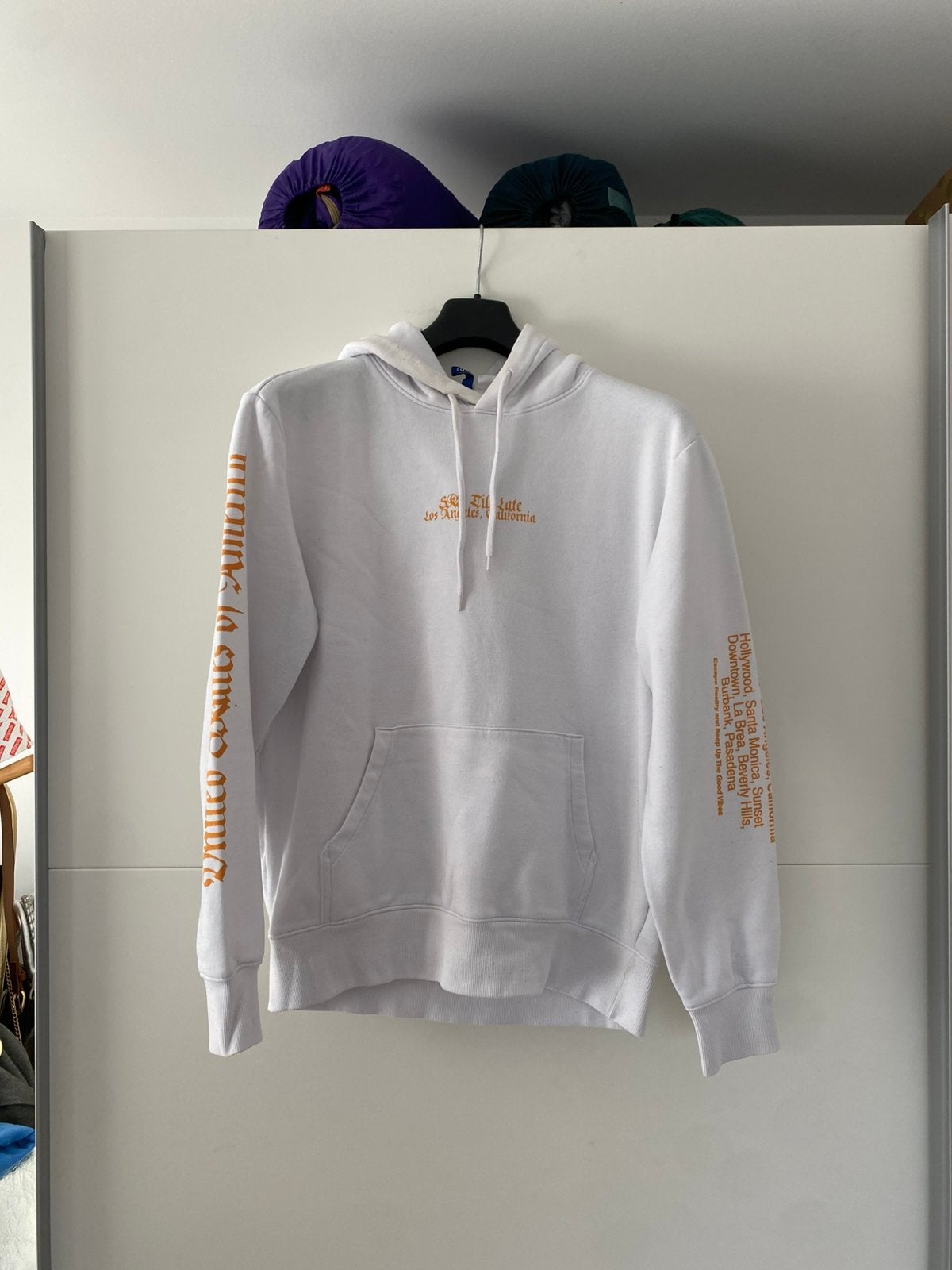 H&m hoodie medium, Kleding | Heren, Ophalen of Verzenden, Zo goed als nieuw, Maat 48/50 (M), Wit