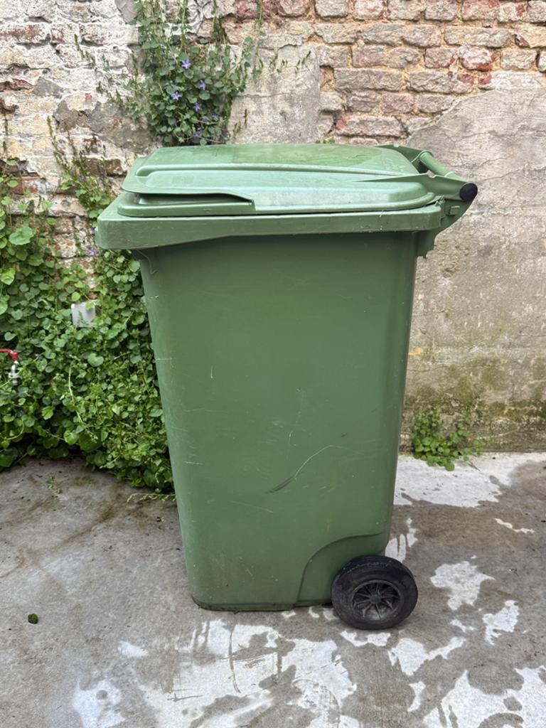 Groene GFT afvalcontainer 240L, Ophalen, Gebruikt