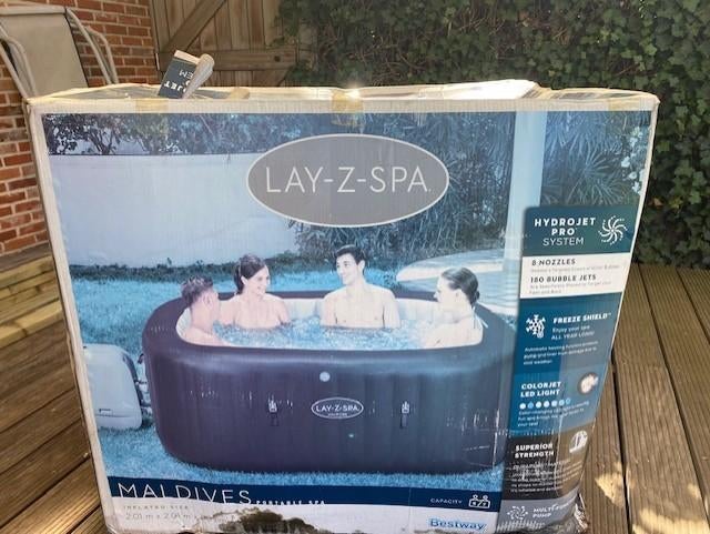 LAY-Z-Spa Maldives, Tuin en Terras, Ophalen, Gebruikt, Filter, Opblaasbaar
