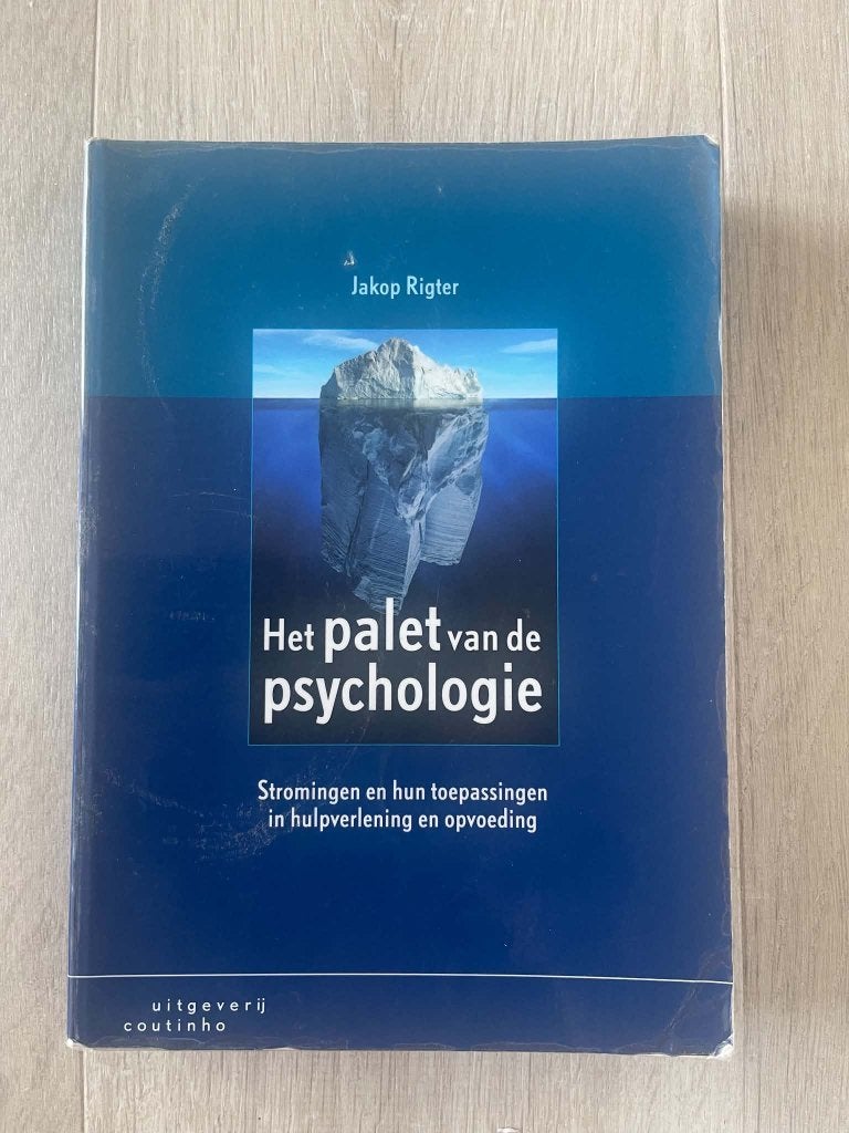 Het palet van de psychologie, Boeken, Ophalen of Verzenden, Gelezen, Hogeschool