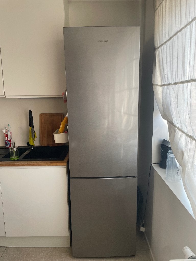 Grote combi koelkast-diepvries Samsung RB37J5018SA, Ophalen, 200 liter of meer, Met aparte vriezer, 160 cm of meer