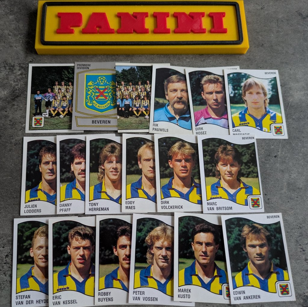 AUTOCOLLANTS PANINI FOOTBALL 90 BEVEREN 18 1990, Envoi, Neuf