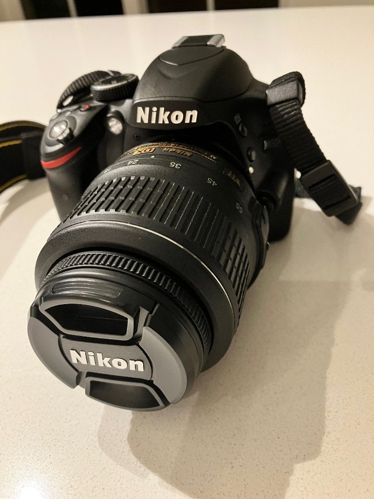Nikon D3200 Reflex digitale camera 24.2, Audio, Tv en Foto, Ophalen, Spiegelreflex, Handmatige focus, Zo goed als nieuw