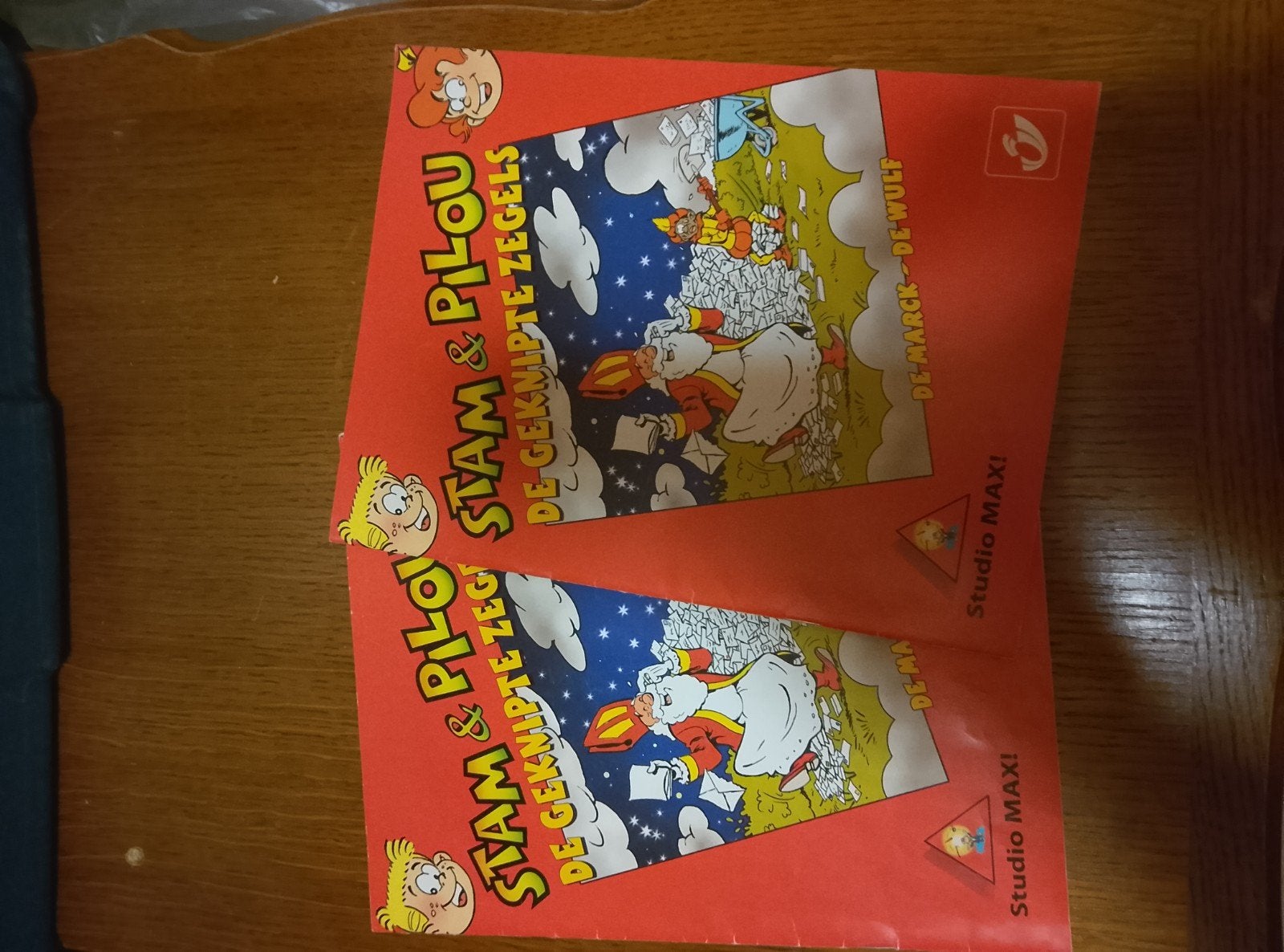 sint en piet strip/ doe boek, Enlèvement