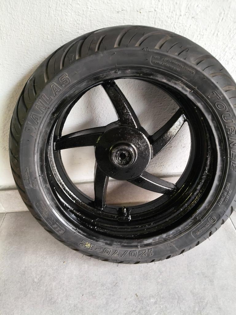 TE KOOP PAAR SPIEGELS SCOOTER VELG MET BUITENBAND, Ophalen, Gebruikt, Overige typen, Sym