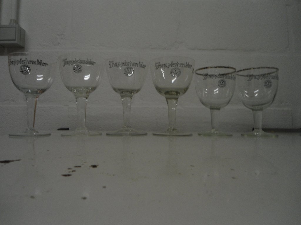 Trappistenbier- en westmalle glazen allerlei soorten nieuw., Verzamelen, Ophalen of Verzenden, Nieuw, Glas of Glazen