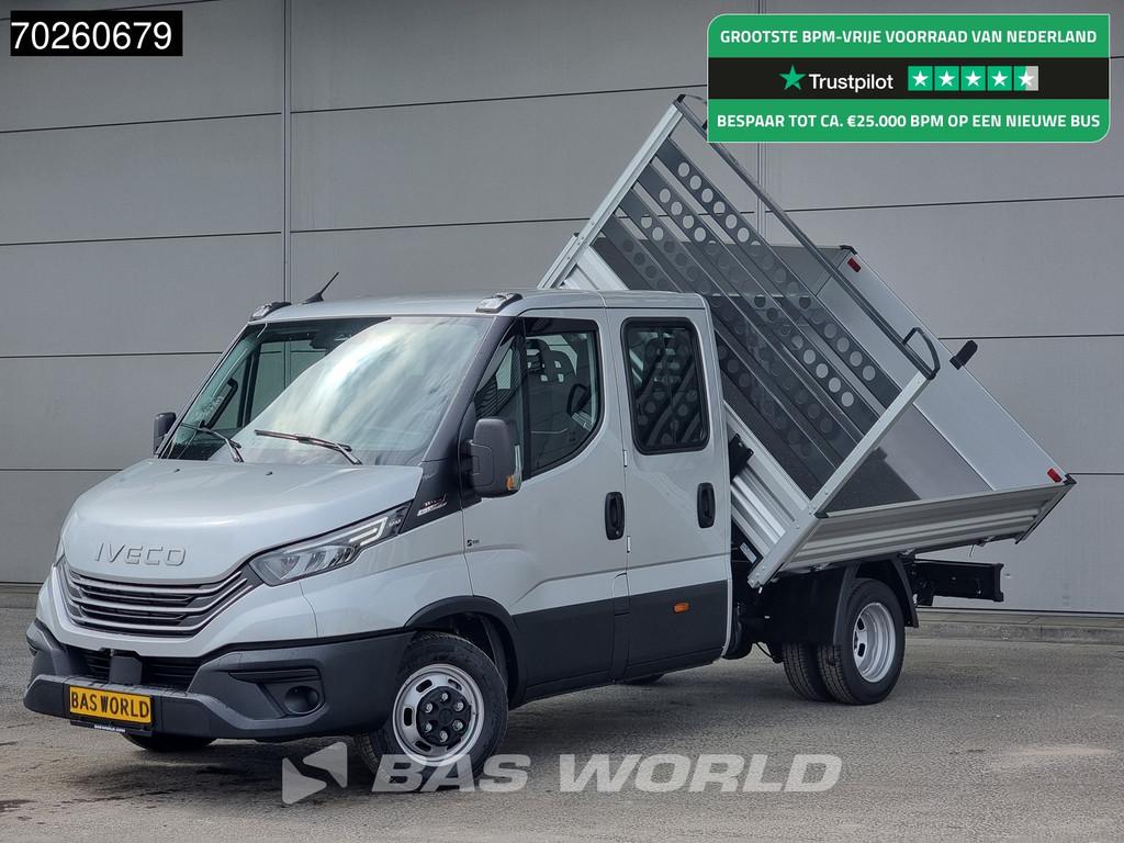 Iveco Daily 35C21 Kipper 3 zijdige Dubbel Cabine 3.0L 210PK, Stof, Euro 6, 4 cilinders, Iveco