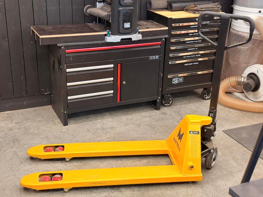 Transpallet / pompwagen /palletwagen - max 2500 kg, Enlèvement, Utilisé