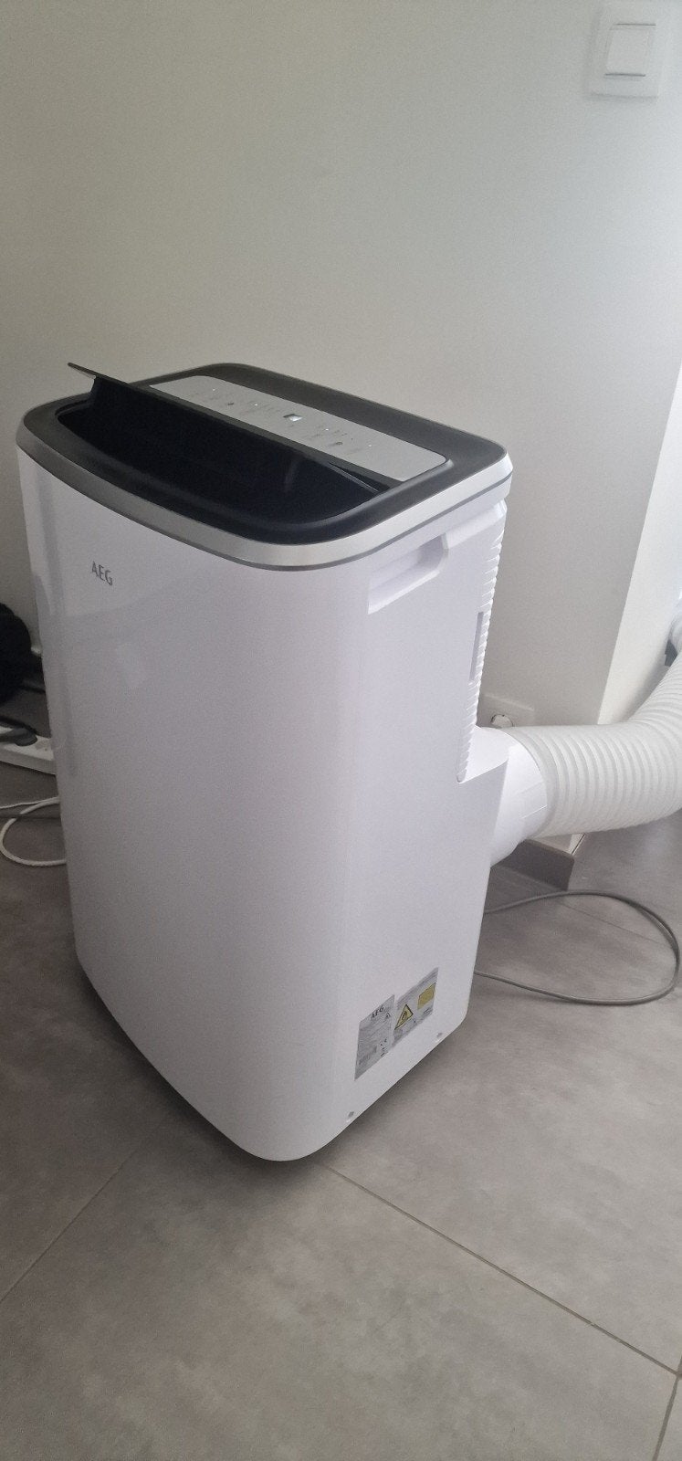 Mobiele airco AEG, Ophalen, Mobiele airco