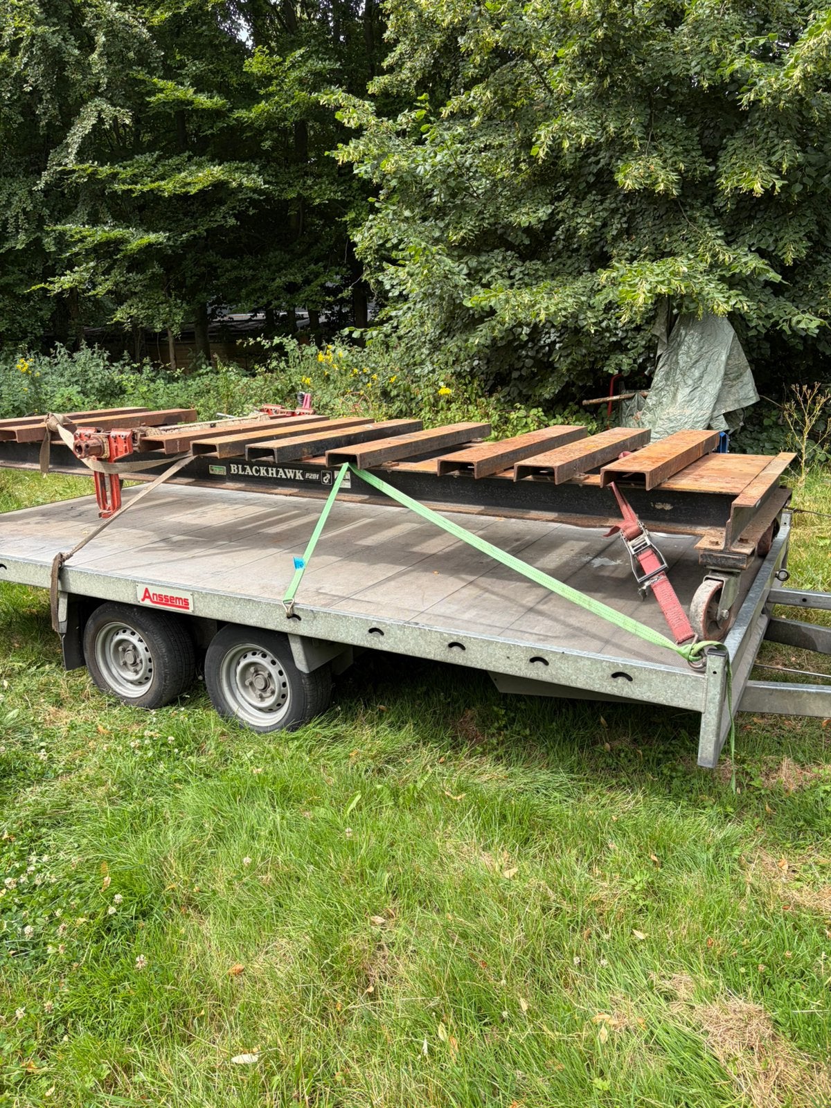 Trekbalk/richtbalk, Ophalen, Gebruikt
