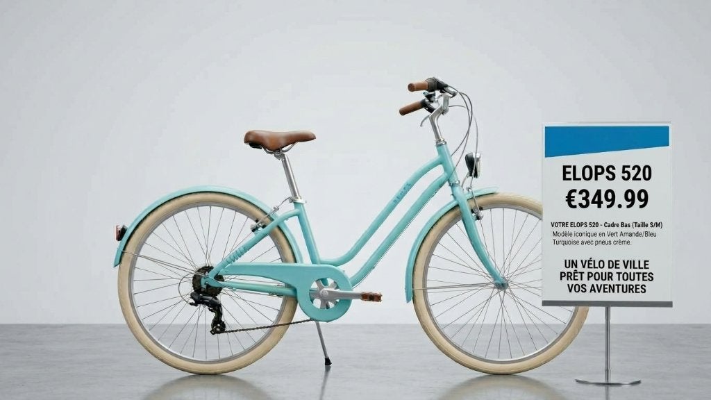 Vélo de fille + 2  environ Decathlon Elops Très bon état, Enlèvement ou Envoi, Comme neuf, Vitesses