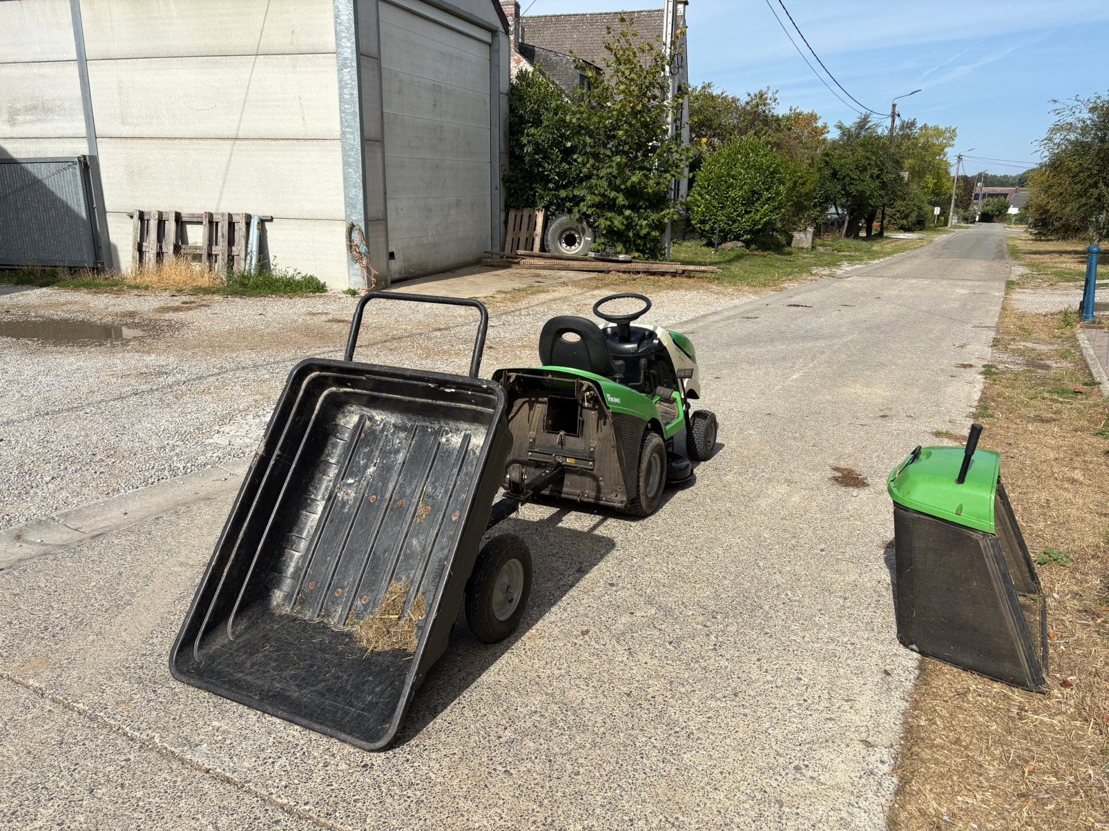 Tracteur tondeuse viking mt585, Jardin & Terrasse, Enlèvement, Comme neuf, Démarrage électrique, 90 à 120 cm