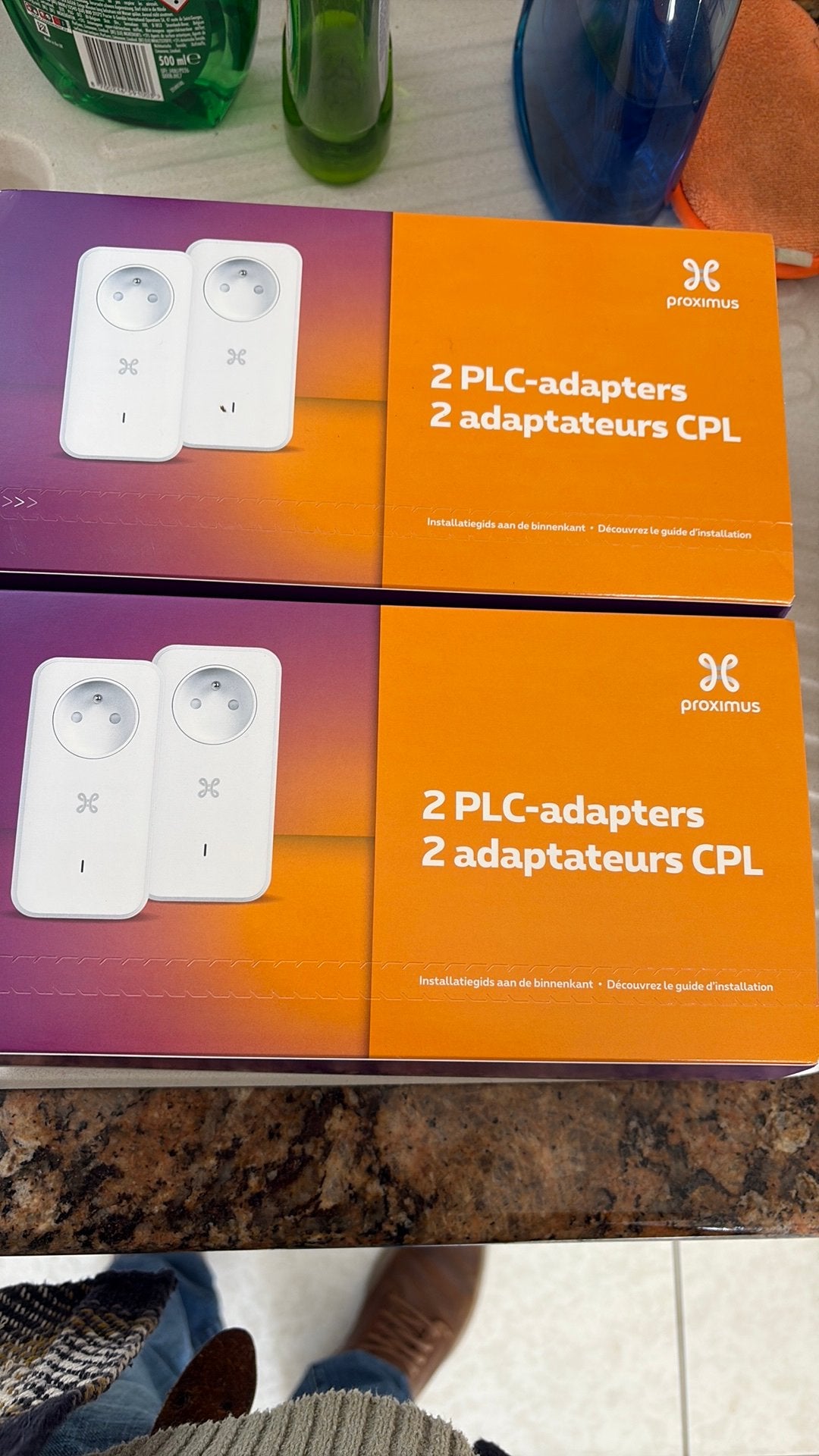 4 plc adaptors of powerlines, Informatique & Logiciels, Enlèvement, Comme neuf