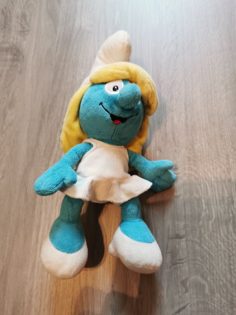 pluchen smurfin, Verzamelen, Smurfen, Ophalen, Zo goed als nieuw, Smurfin, Poppetje, Figuurtje of Knuffel