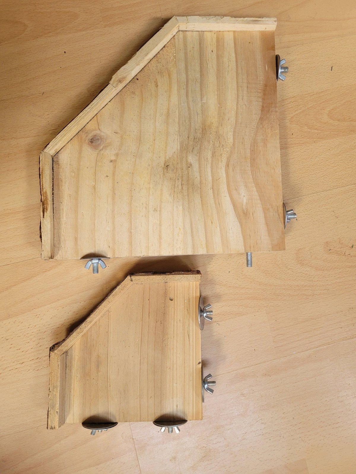 2 plateaux en bois pour cage rongeurs, Enlèvement ou Envoi, Cage