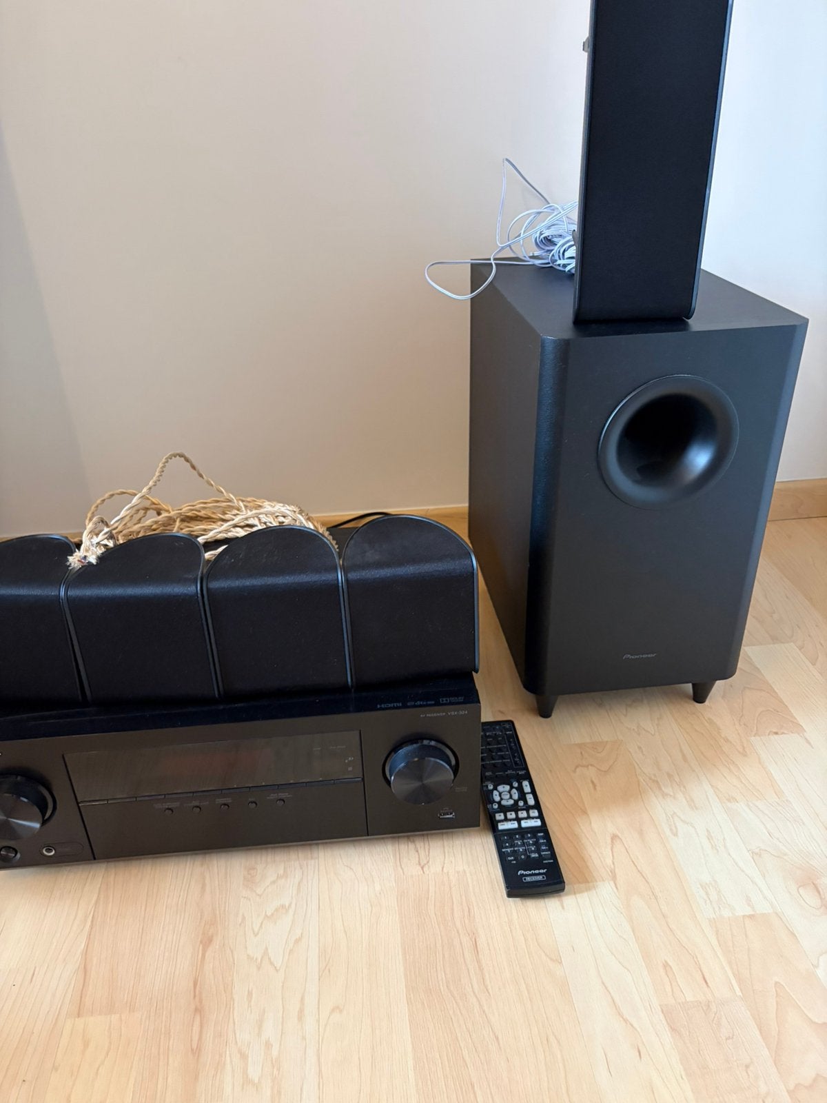 Pioneer HTP-072 5.1 Home Cinema Set met Receiver & Boxen, TV, Hi-fi & Vidéo, Enlèvement, Comme neuf, Pioneer