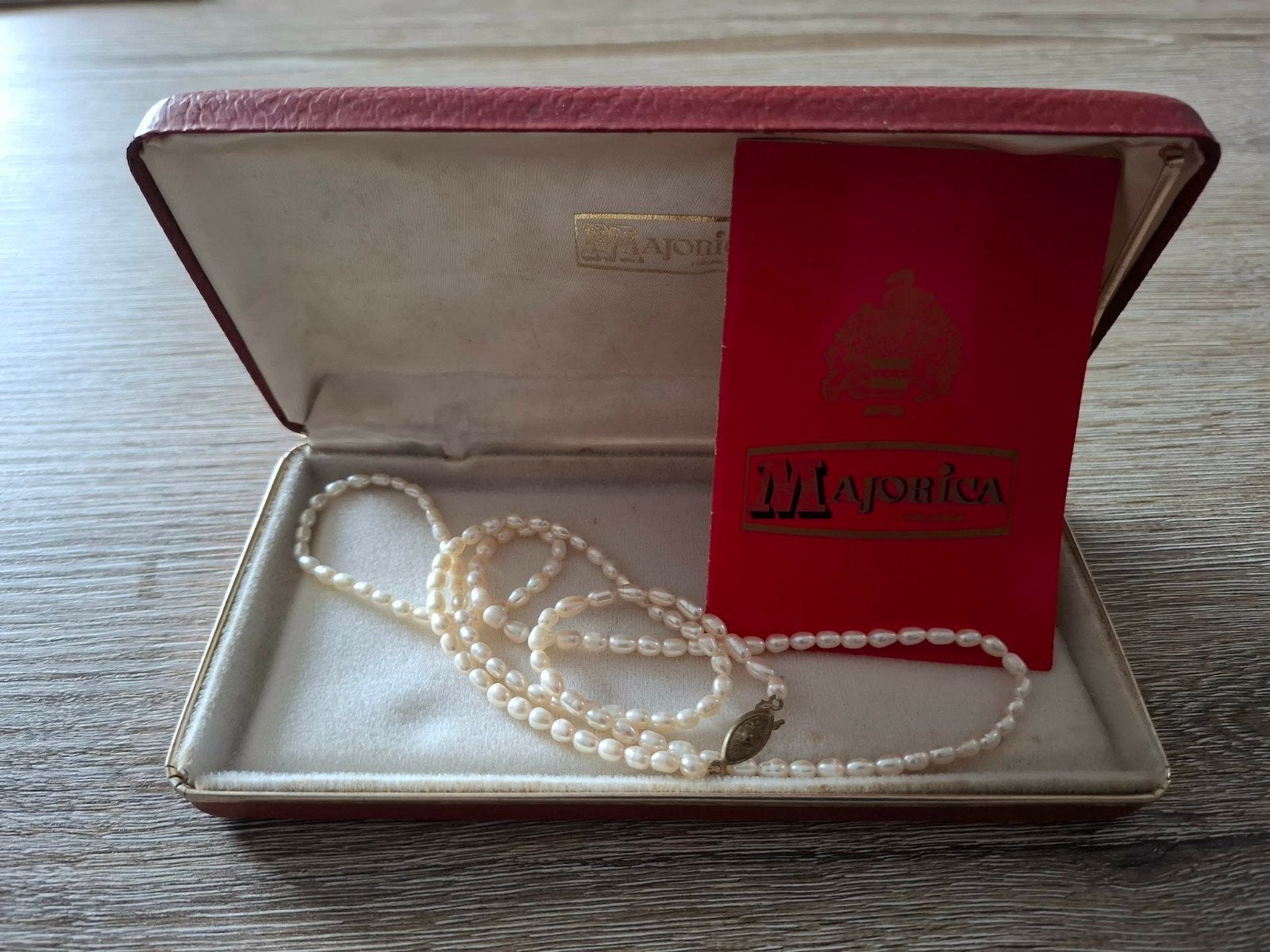 collier de perles de Majorque vintage, Enlèvement ou Envoi, Majorica, Spanje