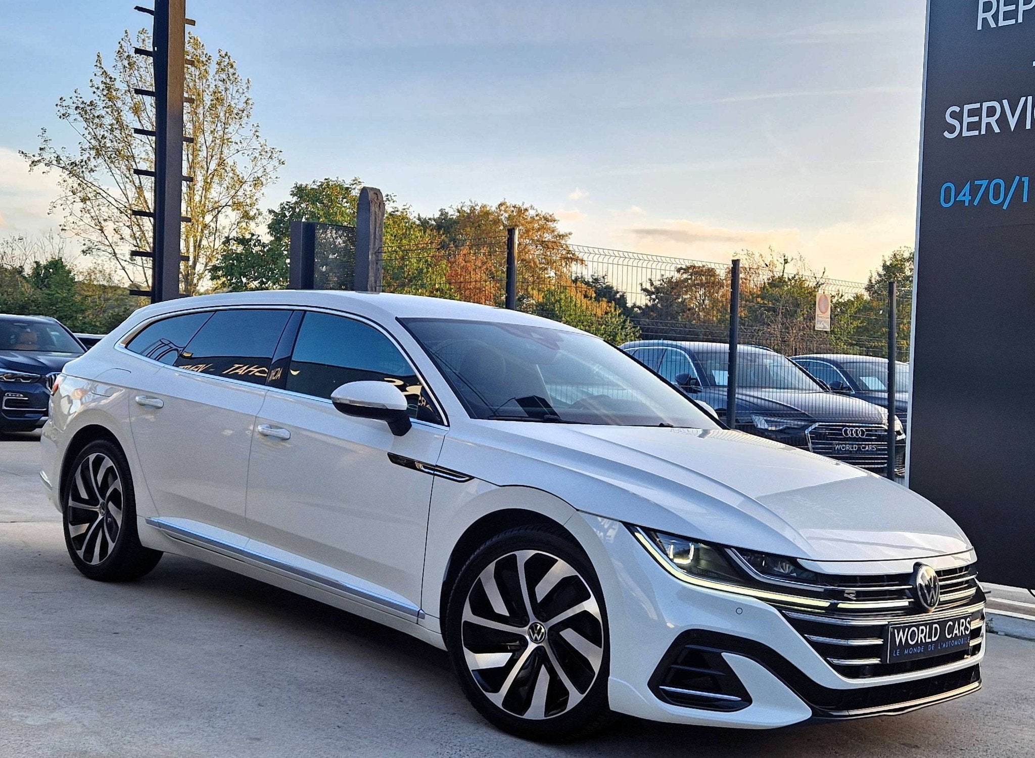Volkswagen Arteon Arteon 2.0 TSI R-Line DSG - BOITE AUTO - C, Autos, Euro 6, Entreprise, Alcantara, Noir