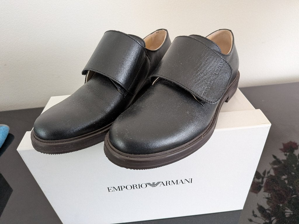 Nieuw : Emporio Armani kalfsleder maat 34, Jongen of Meisje, Emporio armani, Schoenen, Nieuw