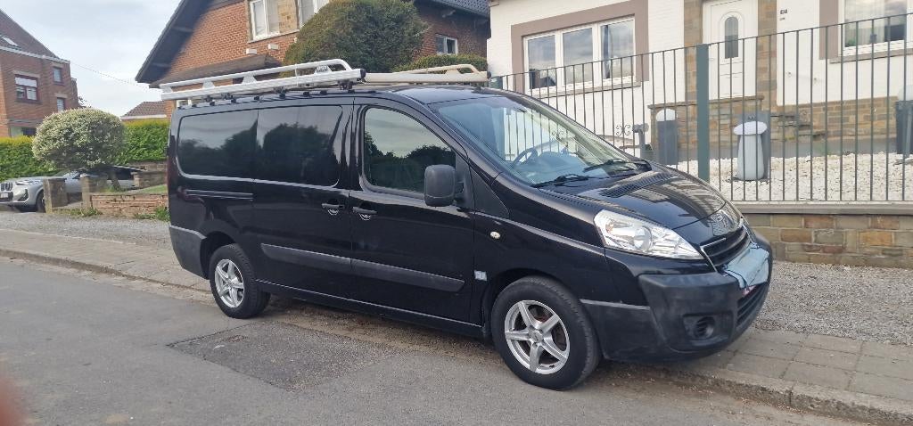 Peugeot expert 2l lang  klaar voor registratie 0467 77 53 86, Auto's, Voorwielaandrijving, Euro 5, Stof, Zwart