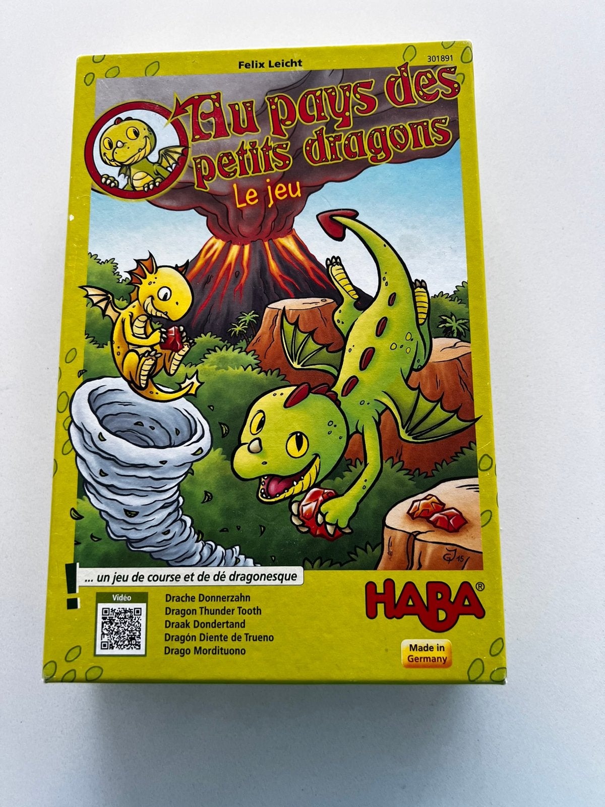 Haba: Draak Dondertand – De vuurkristallen, Ophalen of Verzenden, Zo goed als nieuw