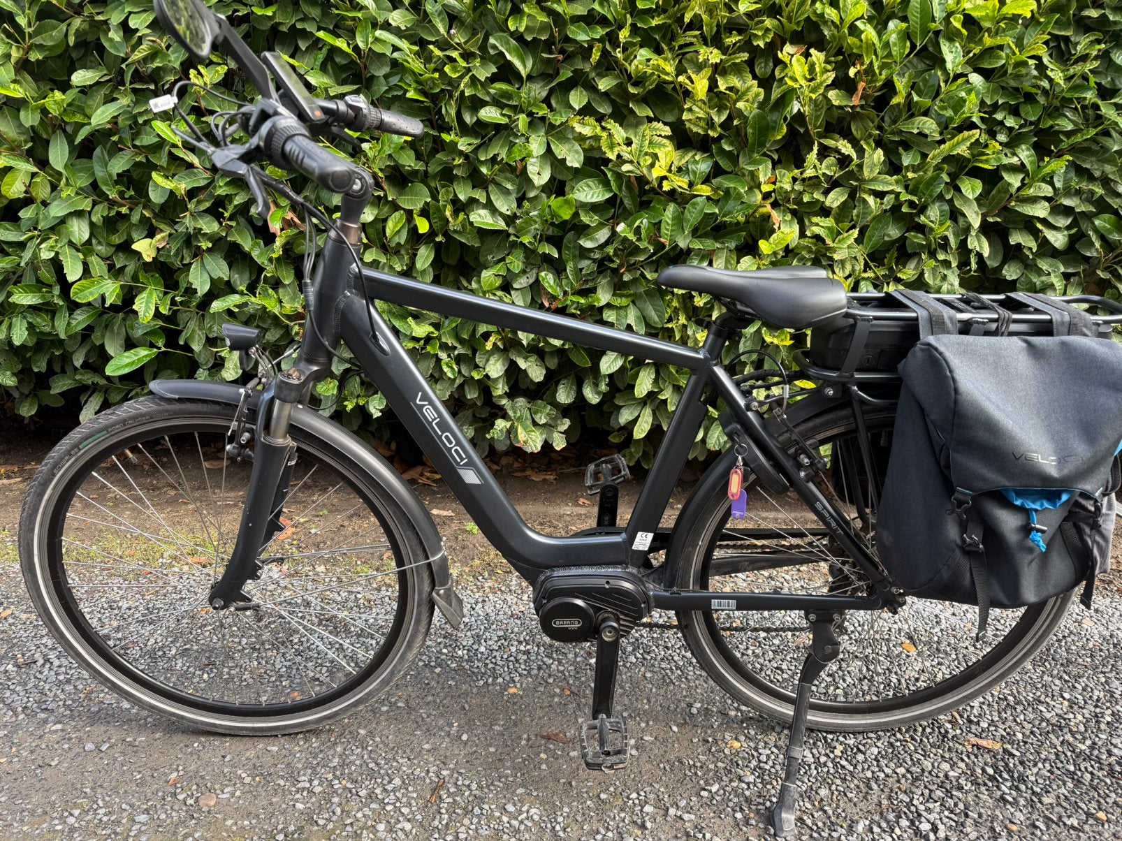 Veloci elektrische herenfiets in zeer goede staat, Ophalen, Gebruikt, Versnellingen