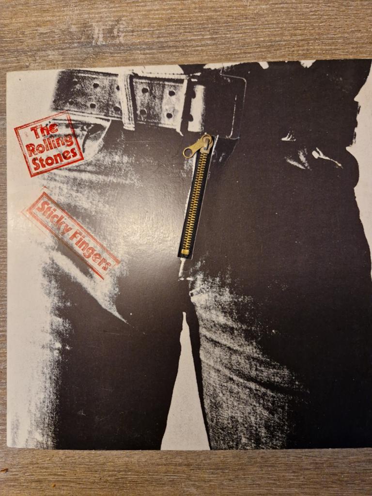 Stones sticky fingers met rits origineel uit 1971, Cd's en Dvd's, Ophalen of Verzenden
